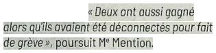 Extrait de L'Humanité : Les livreurs enchaînent les victoires contre Deliveroo.