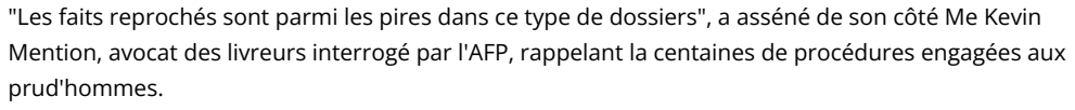 Extrait de Sud Radio : Livraisons de repas: deux ex-dirigeants de Frichti seront jugés à Paris pour travail dissimulé et emploi illégal d'étrangers.