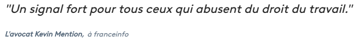 Extrait de Franceinfo : Deliveroo renvoyé en correctionnelle pour travail dissimulé : "Il y a des milliers de livreurs concernés", affirme l’avocat des futures parties civiles.