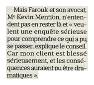Extrait de Le Parisien : Brûlé par l'explosion d'une batterie de cigarette électronique.