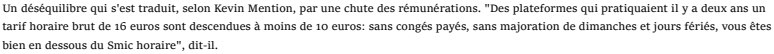 Extrait de Public Sénat : La protection des travailleurs des plateformes de type Uber devant l’Assemblée.