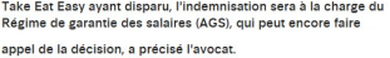 Extrait de Libération : Deux coursiers à vélo parisiens requalifiés en salariés aux prud’hommes.
