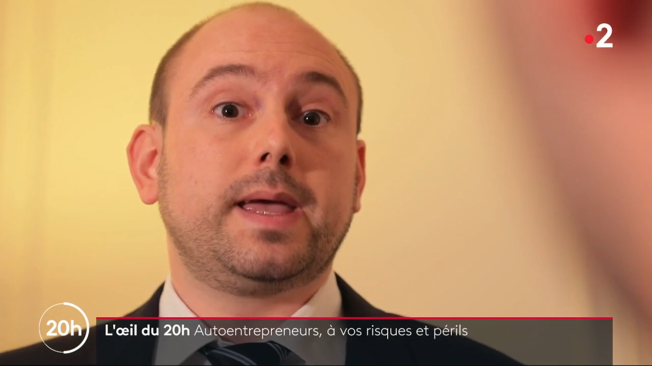 Entretien au 20 h de France 2 sur l’emploi étudiant et le travail indépendant.