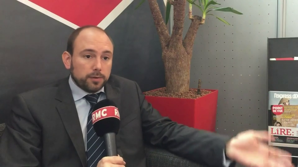 Kevin Mention répondant à RMC au sujet de la requalification de coursiers Take Eat Easy.