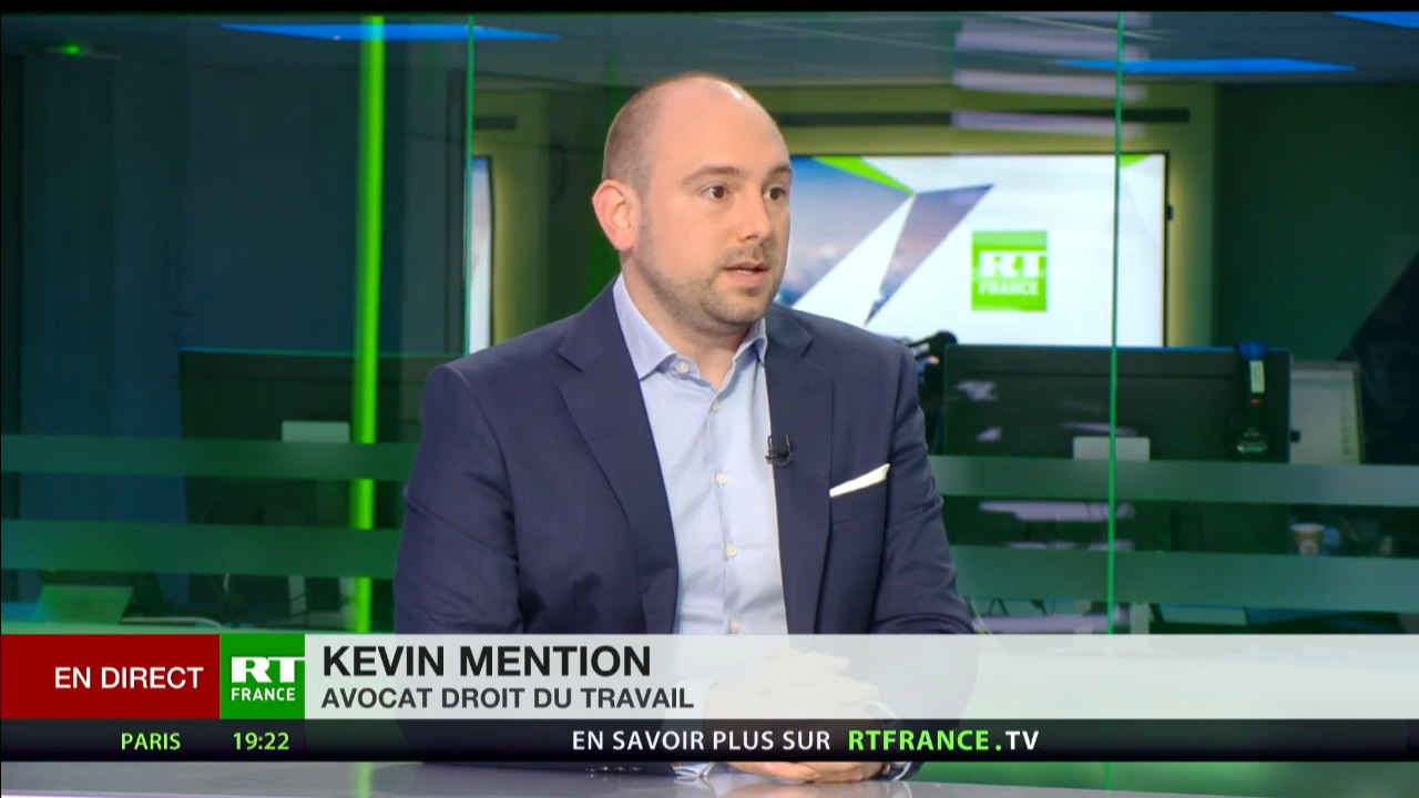 Entretien sur RT France consacré à la protection des livreurs Deliveroo.